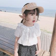 Girls' Dress 2022 Summer New Girls' Academic Skirt Cotton Princess Skirt